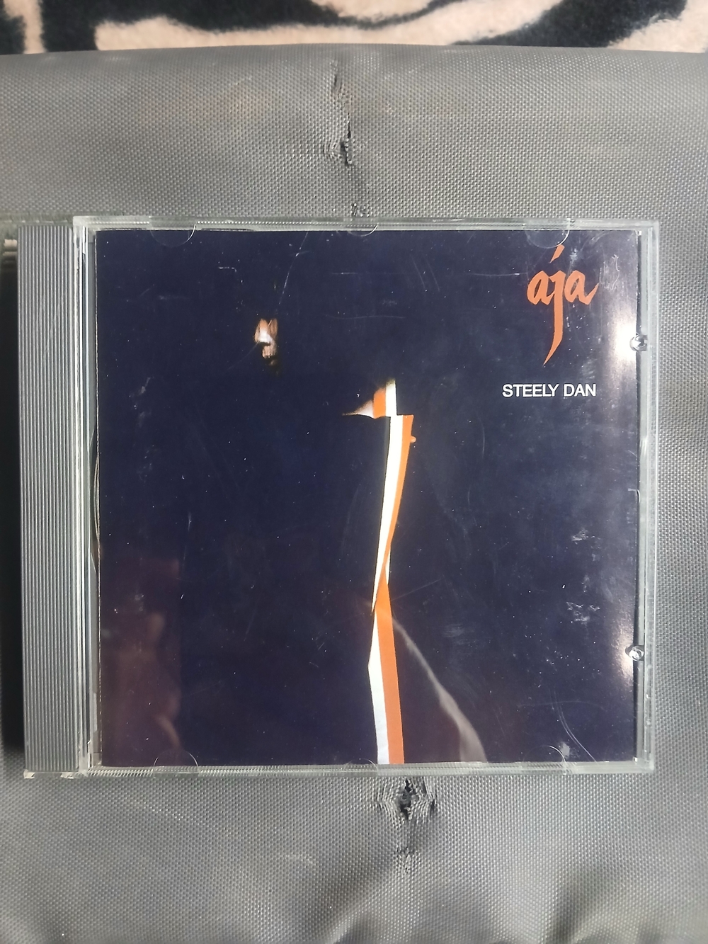 Steely Dan "Aja" CD - Navy Cover with Orange Accent